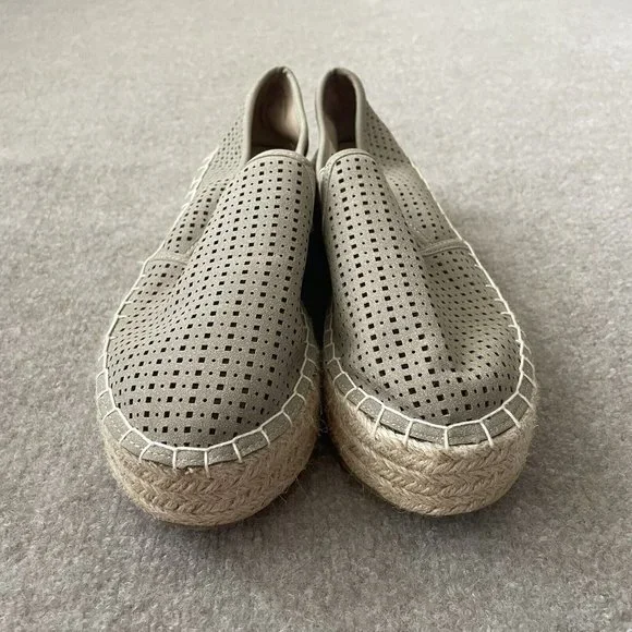 Altar'd State Sandals Womens 8 Beige Platform Espadrille Shoes Casual Summer - Picture 2 of 12